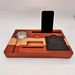 Mahogony and Maple Cigar Coaster